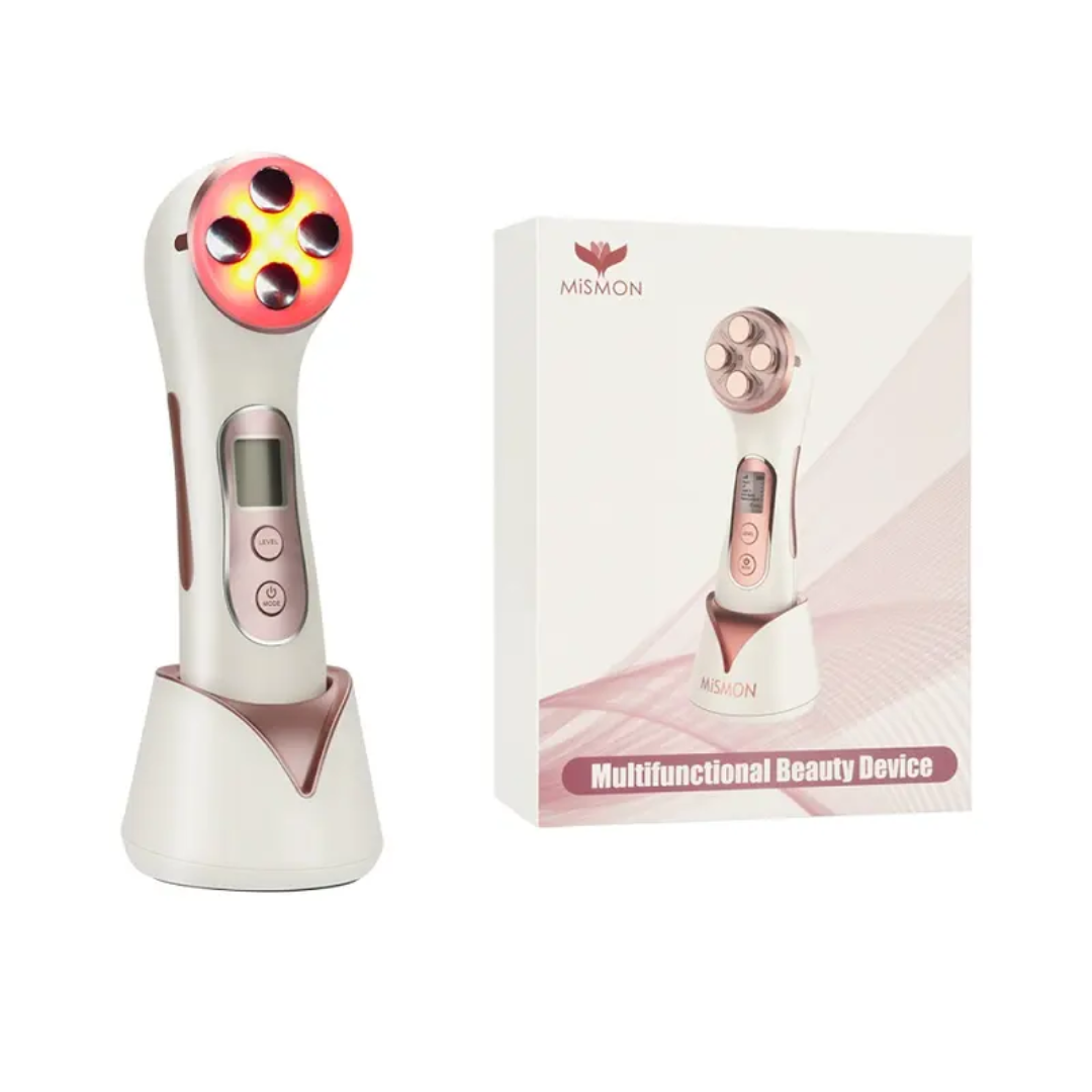 Multifuncional 5 en 1 Radiofrecuencia Facial Electroporador Ems Fototerapia