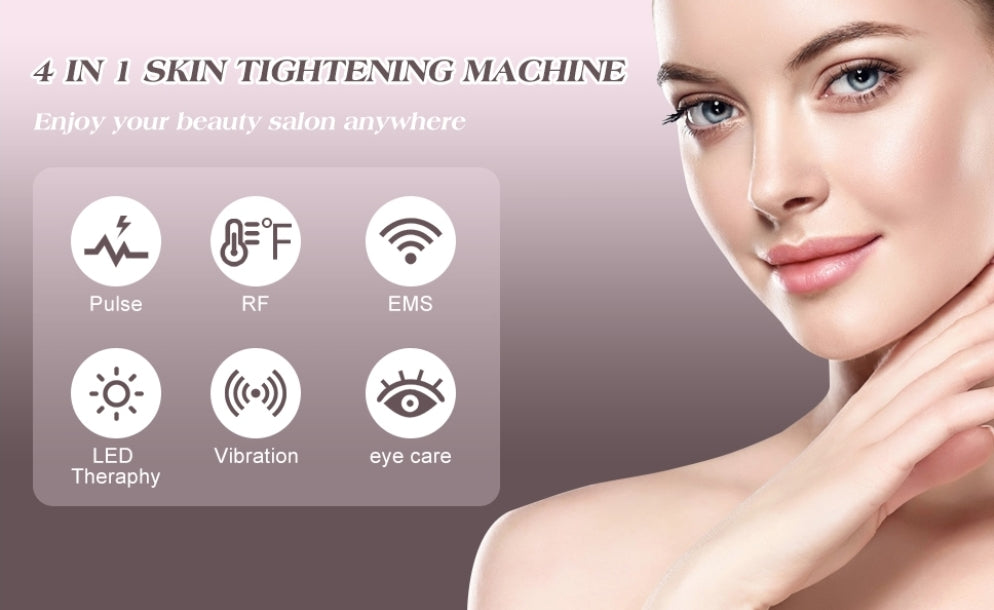 Radiofrecuencia Facial con Galvanica Microcorriente Ems Leds
