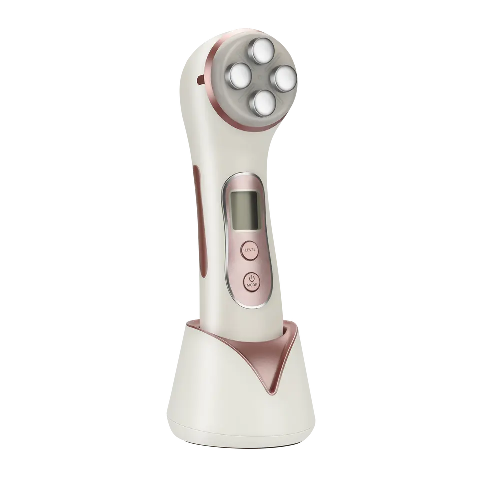 Multifuncional 5 en 1 Radiofrecuencia Facial Electroporador Ems Fototerapia