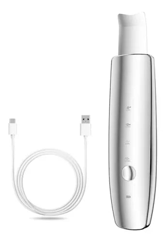 Skin Scrubber Limpiador Facial Ultrasonido Ems 6 Funciones