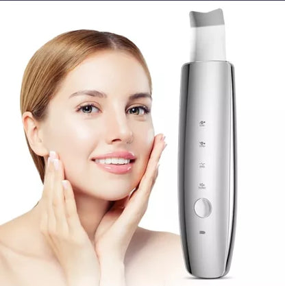 Skin Scrubber Limpiador Facial Ultrasonido Ems 6 Funciones