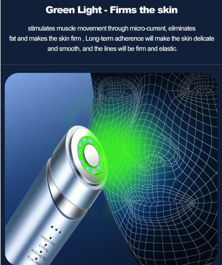 Radiofrecuencia Facial con Microcorriente y Fototerapia LED